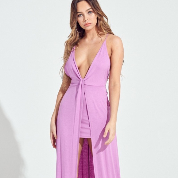 Lavender Maxi Dress - Picture 1 of 3